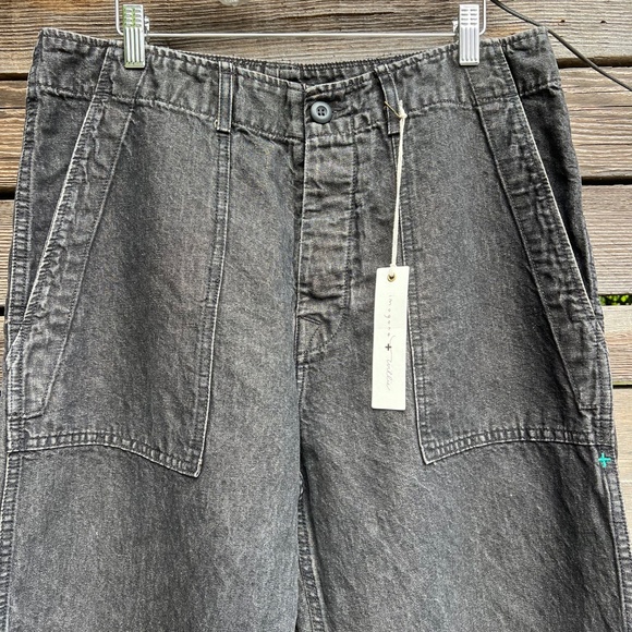 Imogen + Willie - Blake military trouser in washed black denim - Size W32 L26 - Picture 7 of 12